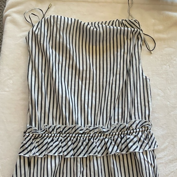 ROBERT RODRIGUEZ Mariel Stripe Midi Dress - Picture 12 of 12